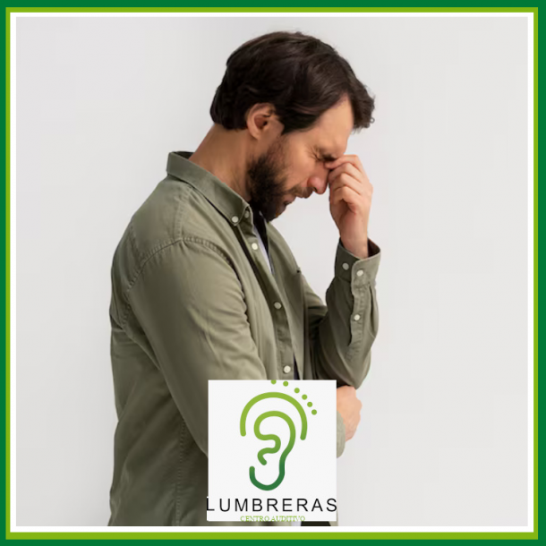 Hombre con dolor de cabeza