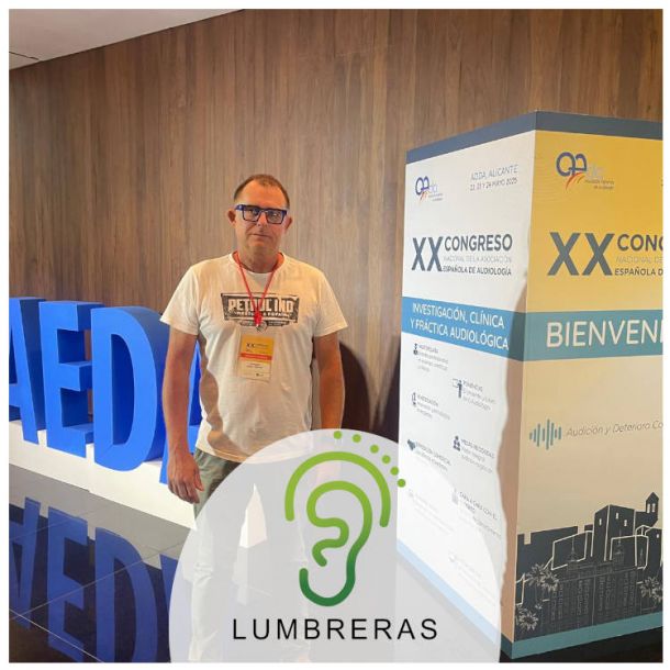Fernando José Rabal, del Centro Auditivo Lumbreras en el XX Congreso AEDA
